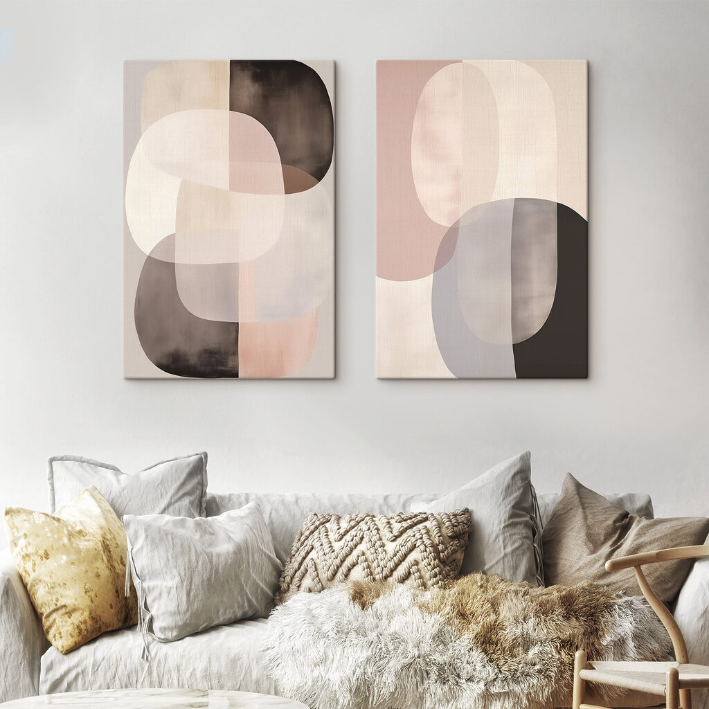 Pair of art pieces