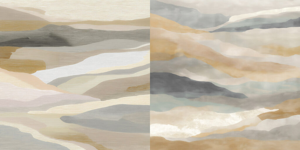 Soft hues of nature's landscape