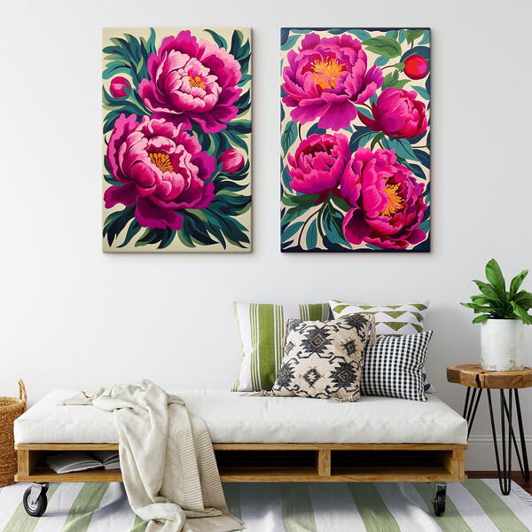 Vibrant blooms in full display Vibrant blooms in full display