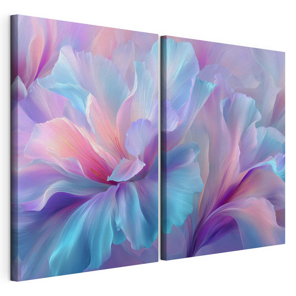 Whimsical blooms in soft hues Whimsical blooms in soft hues