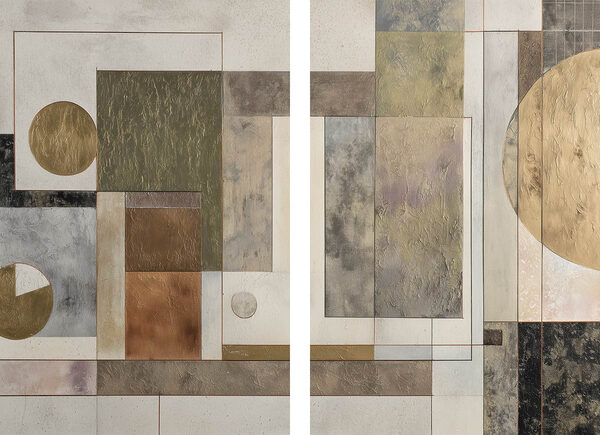 Pair of art pieces
