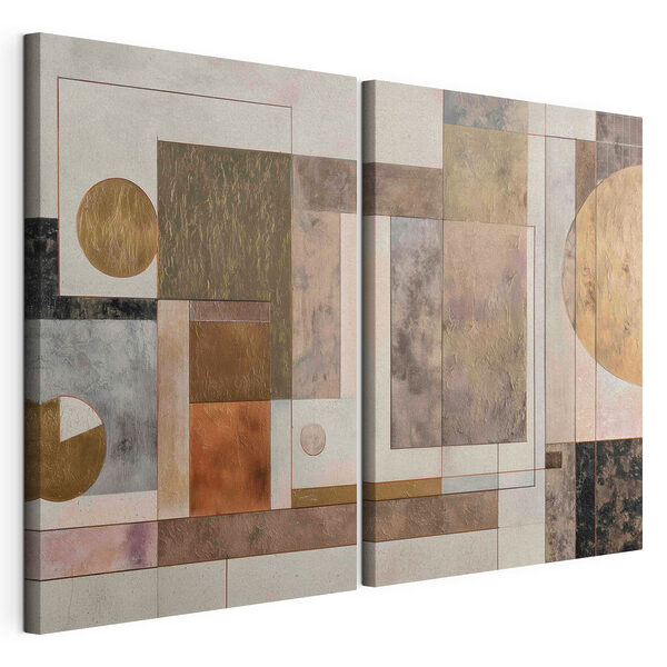 Tablou modular pe pânză Pereche de opere de artă