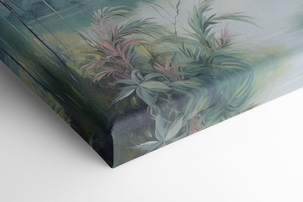 Two images of a landscape
