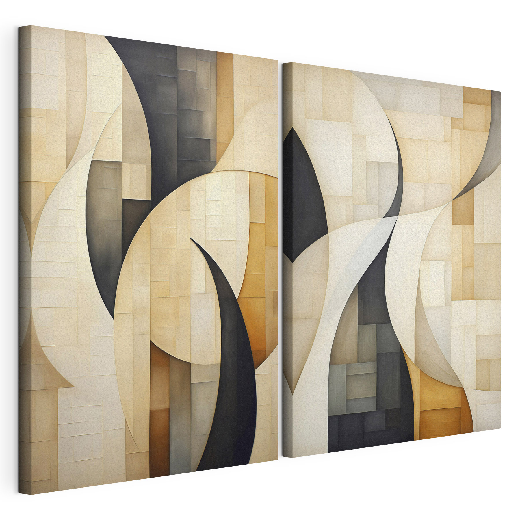 Two images of a painting