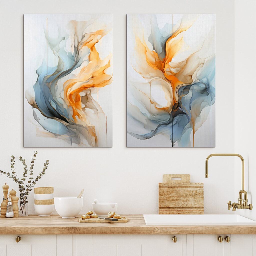Two images of a painting Two images of a painting