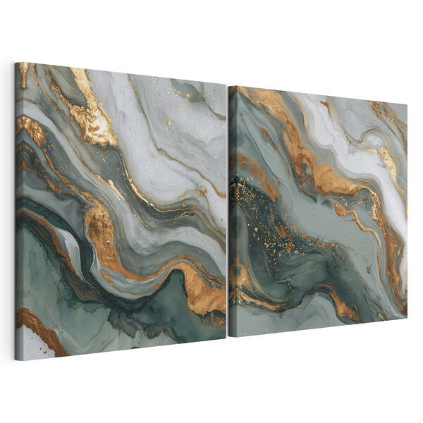 Swirling colors in harmonious pattern