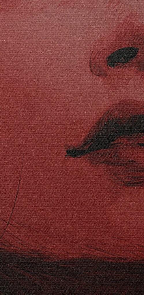 Collage of a woman's face