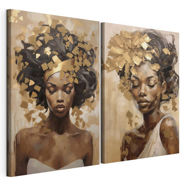 Frumusețe senină în expresia artistică Tablou modular pe pânză Frumusețe senină în expresia artistică