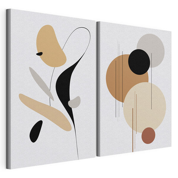 Două imagini de artă Tablou modular pe pânză Două imagini de artă