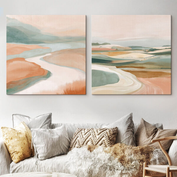 Painting of a landscape Painting of a landscape