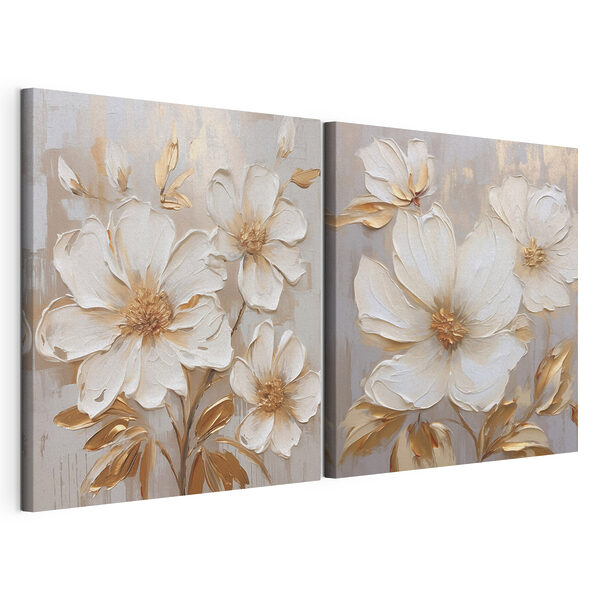 Blooming flowers in soft tones Blooming flowers in soft tones