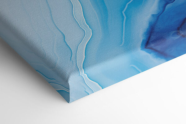 Flowing waves of deep blue hues Flowing waves of deep blue hues