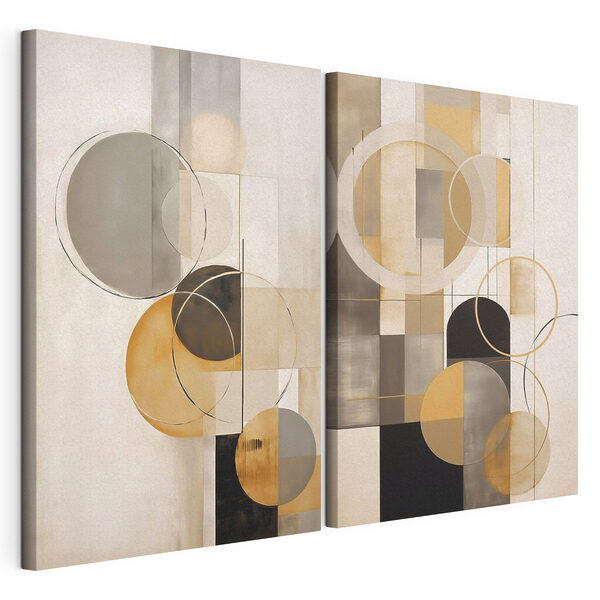 Pereche de opere de artă Tablou modular pe pânză Pereche de opere de artă