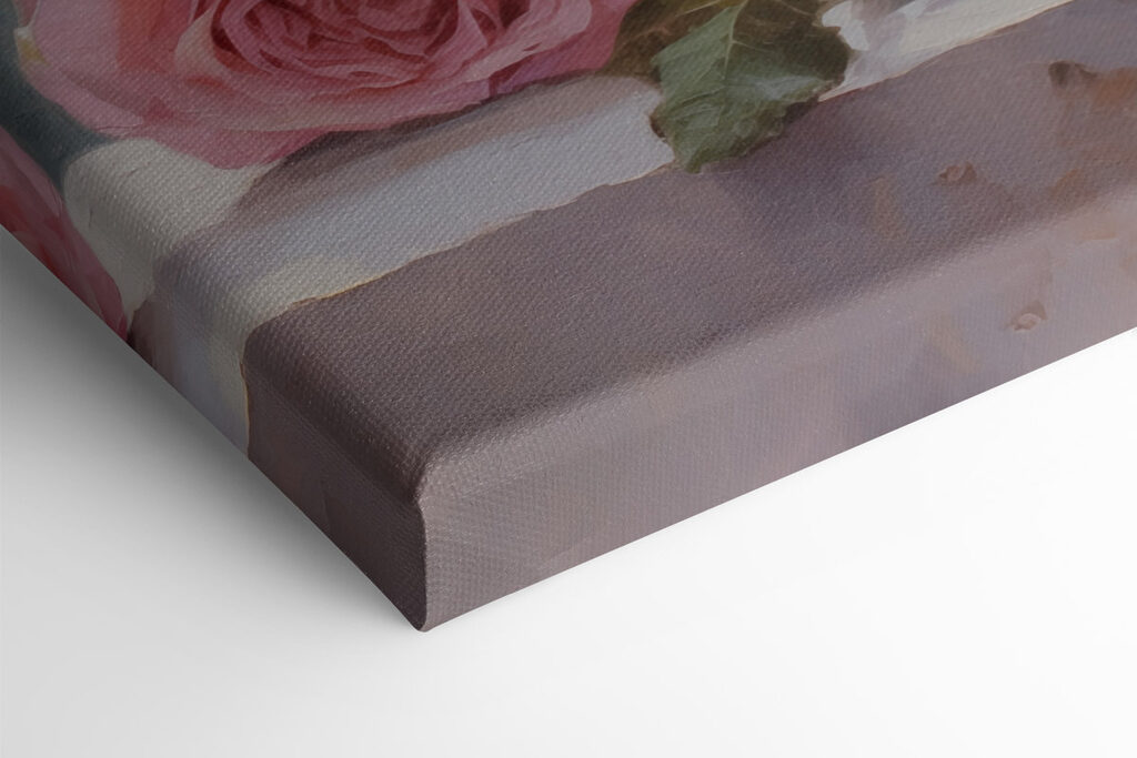 Painting of a dog and a wine glass Painting of a dog and a wine glass