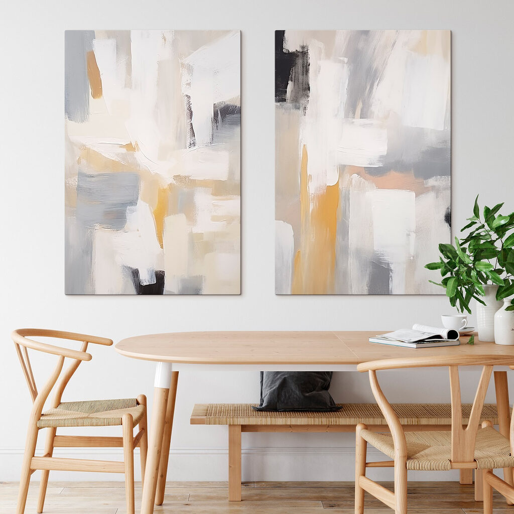 Pair of art pieces