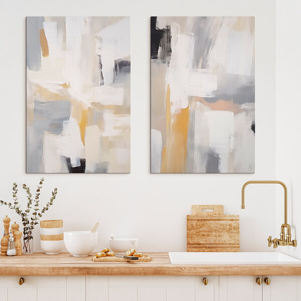 Pair of art pieces