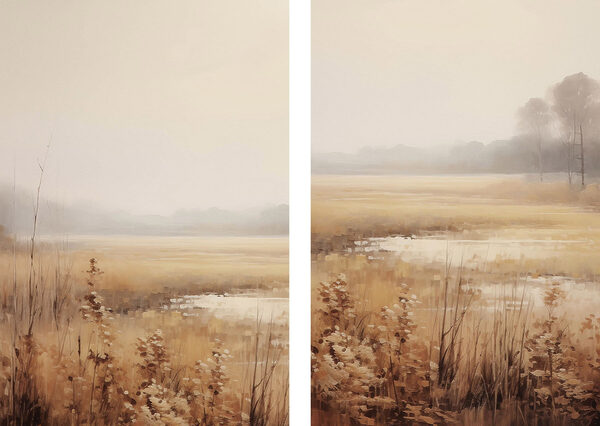 Painting of a marsh