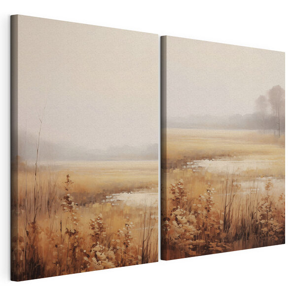 Painting of a marsh