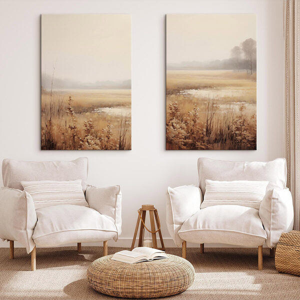 Painting of a marsh