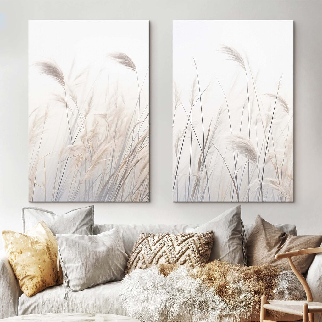 Soft grasses whispering in the breeze