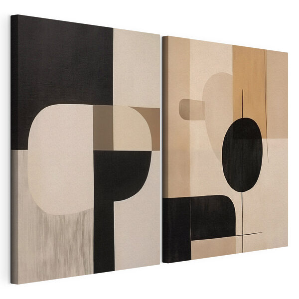 Tablou modular pe pânză Două opere de artă