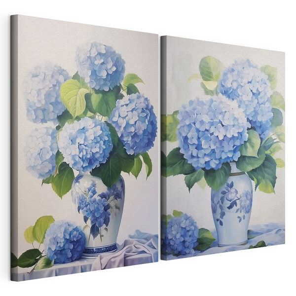 Painting of flowers in a vase Painting of flowers in a vase
