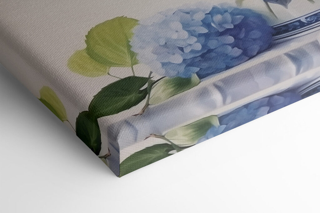 Painting of flowers in a vase Painting of flowers in a vase