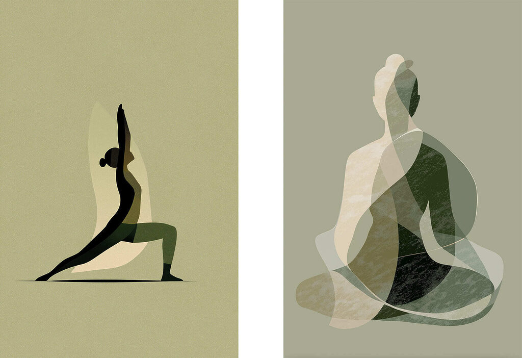 Woman doing yoga Woman doing yoga