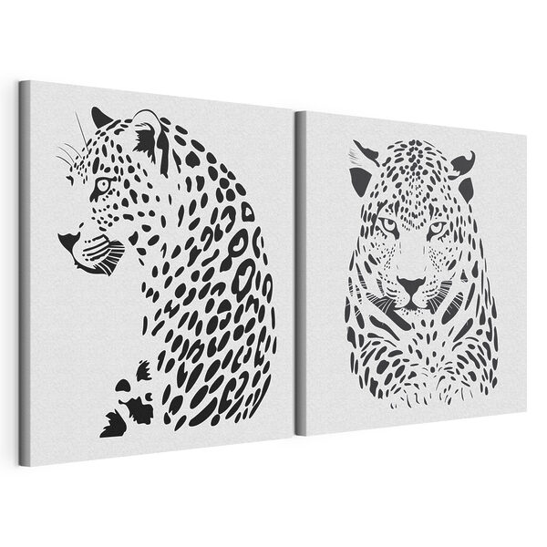 Tablou modular pe pânză O felină maiestuoasă, cu un design impresionant (SKU: m30068) Tablou modular pe pânză Tablou modular pe pânză O felină maiestuoasă, cu un design impresionant (SKU: m30068)