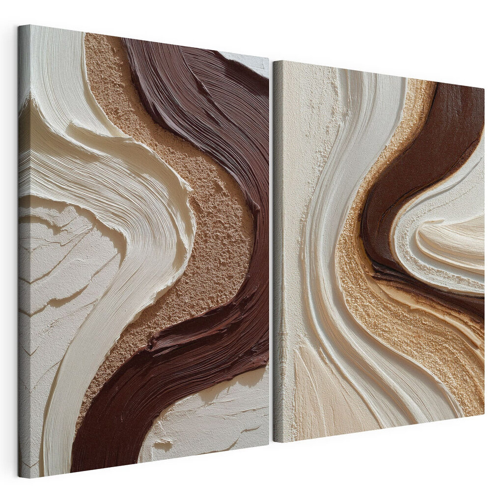 Fluid patterns in earthy hues Fluid patterns in earthy hues