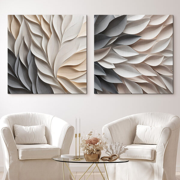 Flowing shapes in soft hues Flowing shapes in soft hues