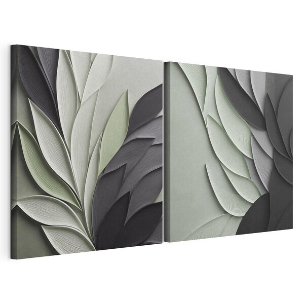 Tablou modular pe pânză Straturi elegante inspirate din natură