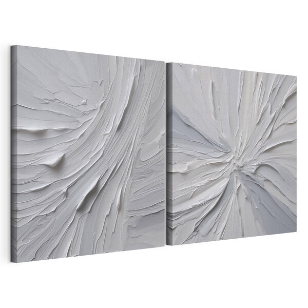 Texturi fluide în nuanțe delicate Tablou modular pe pânză Texturi fluide în nuanțe delicate