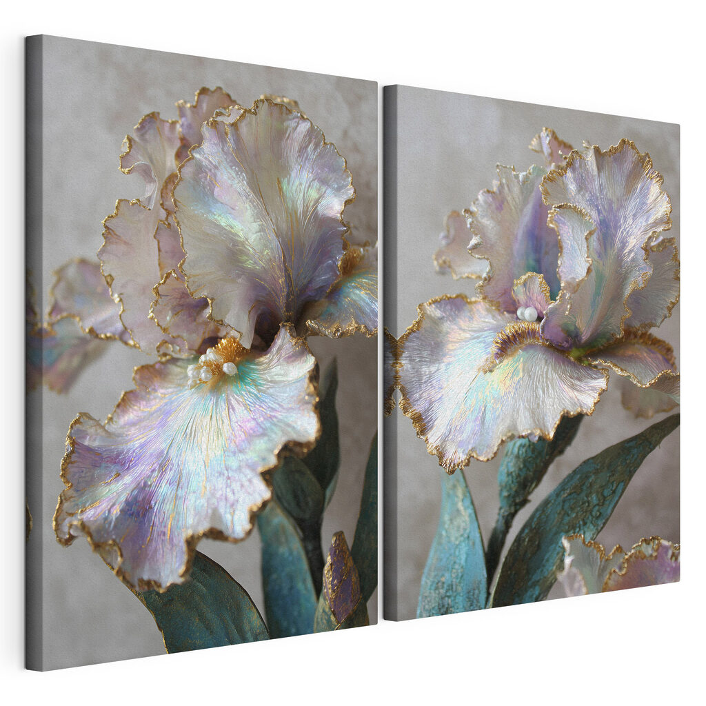 Delicate petals in soft pastel hues Delicate petals in soft pastel hues