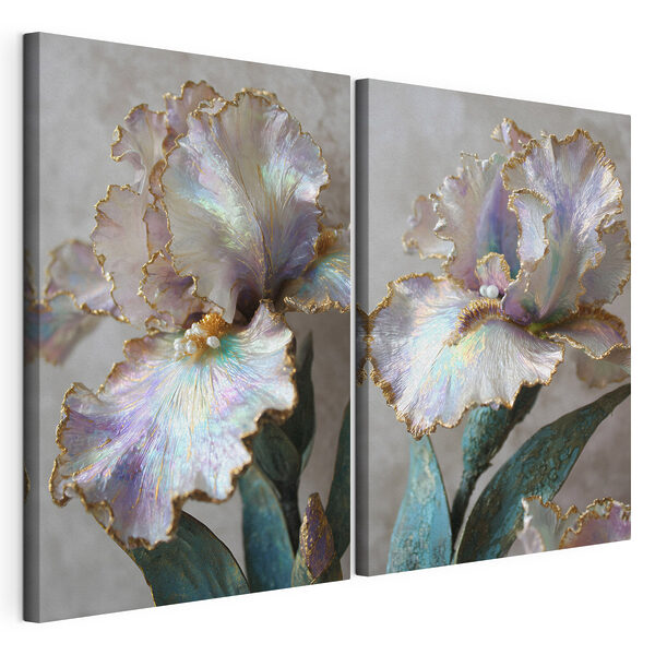 Delicate petals in soft pastel hues Delicate petals in soft pastel hues