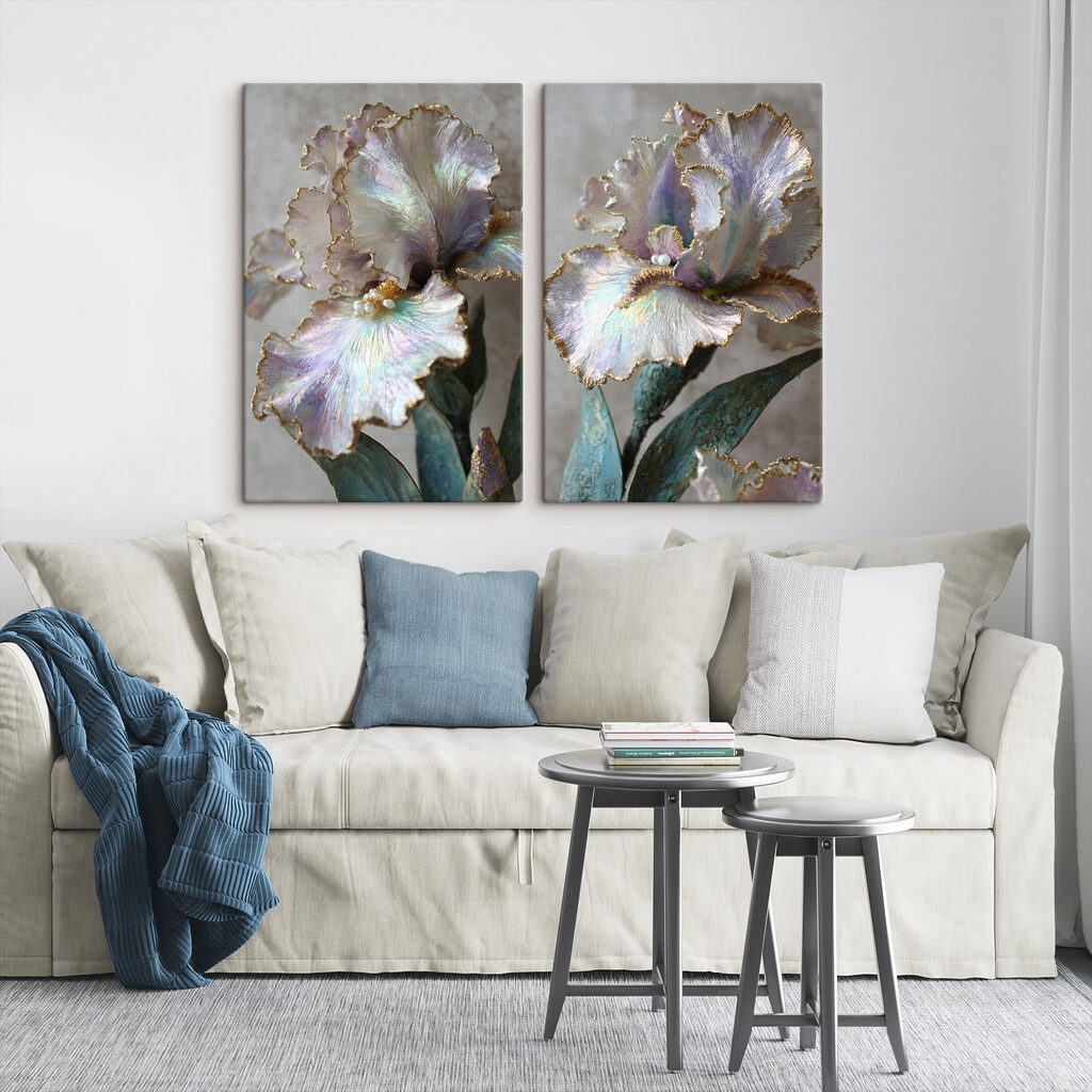 Delicate petals in soft pastel hues Delicate petals in soft pastel hues