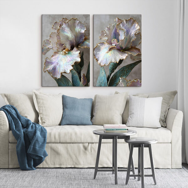 Delicate petals in soft pastel hues Delicate petals in soft pastel hues