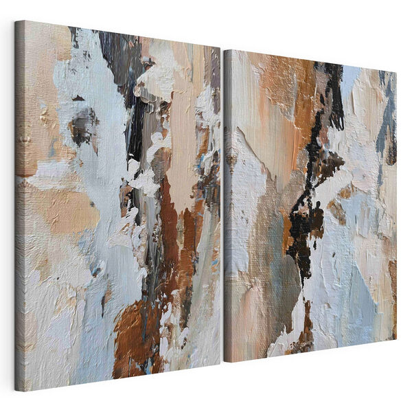 Tablou modular pe pânză Compoziție abstractă în nuanțe delicate (SKU: m30332) Tablou modular pe pânză Tablou modular pe pânză Compoziție abstractă în nuanțe delicate (SKU: m30332)