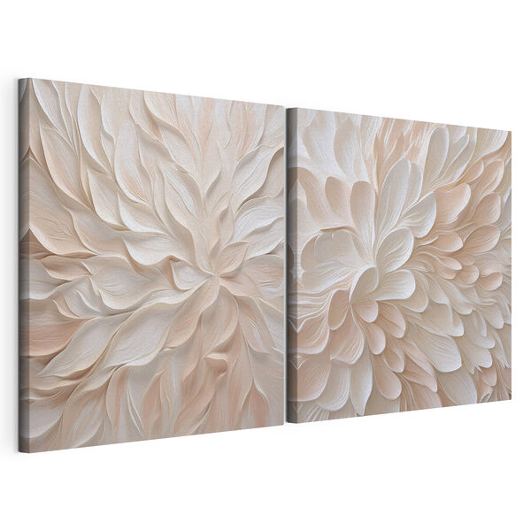 Tablou modular pe pânză Petale delicate în nuanțe pastelate (SKU: m30336) Tablou modular pe pânză Tablou modular pe pânză Petale delicate în nuanțe pastelate (SKU: m30336)