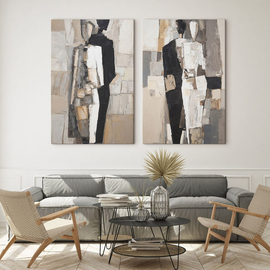 Tablou modular pe pânză Picturi cu persoane în diverse ipostaze (SKU: m30391) Tablou modular pe pânză Picturi cu persoane în diverse ipostaze (SKU: m30391)