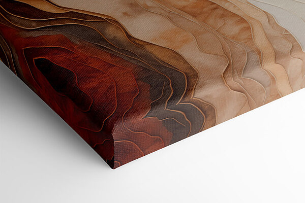 Flowing forms in earthy tones Flowing forms in earthy tones