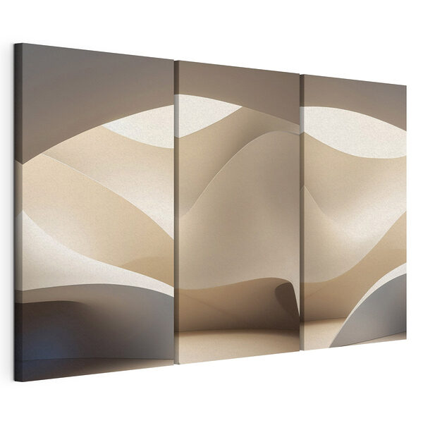 Curbe delicate și un contrast de lumină blând Tablou modular pe pânză Curbe delicate și un contrast de lumină blând