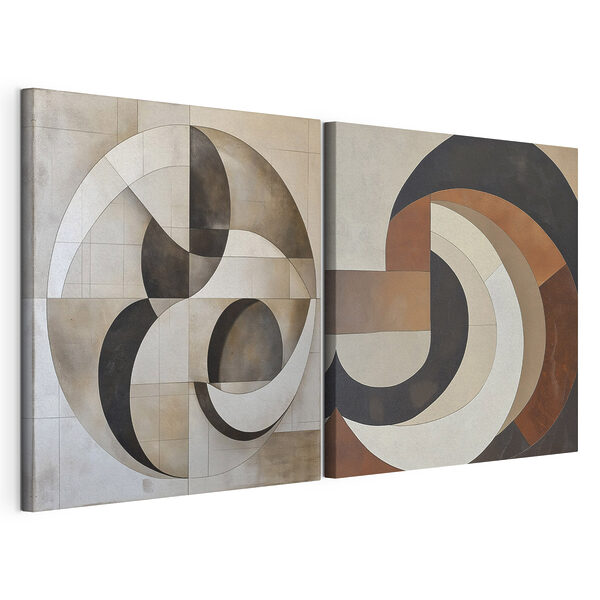 Tablou modular pe pânză Două opere de artă