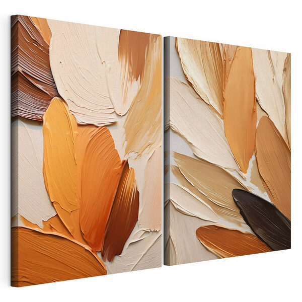 Tablou modular pe pânză Nuanțe inspirate din natură, redate prin tușe delicate (SKU: m30840) Tablou modular pe pânză Tablou modular pe pânză Nuanțe inspirate din natură, redate prin tușe delicate (SKU: m30840)