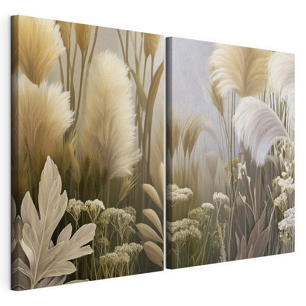 Colaj de plante Tablou modular pe pânză Colaj de plante