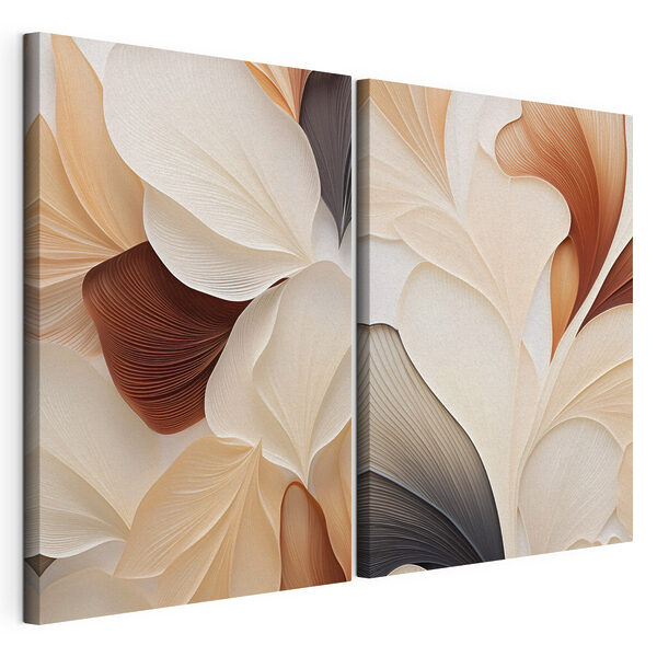 Tablou modular pe pânză Valuri delicate în culori pale (SKU: m30571) Tablou modular pe pânză Tablou modular pe pânză Valuri delicate în culori pale (SKU: m30571)
