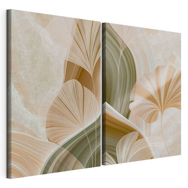 Tablou modular pe pânză - Curbele delicate și liniile fluide se îmbină (SKU: m30467) Tablou modular pe pânză Tablou modular pe pânză - Curbele delicate și liniile fluide se îmbină (SKU: m30467)