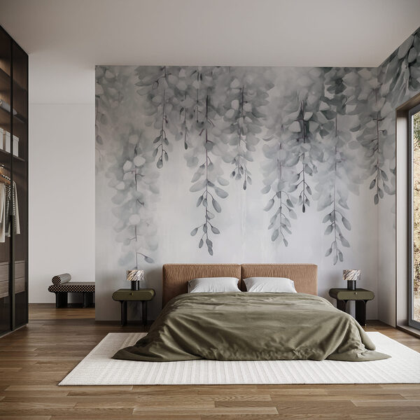 Un design liniștit, cu motive de frunze, pentru spații senine Un design liniștit, cu motive de frunze, pentru spații senine