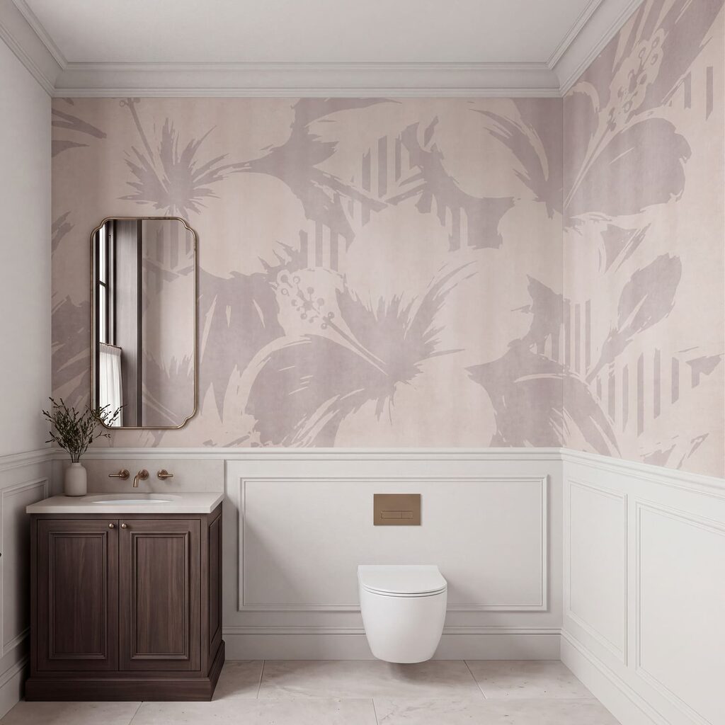 - Motive florale delicate pentru spații liniștite