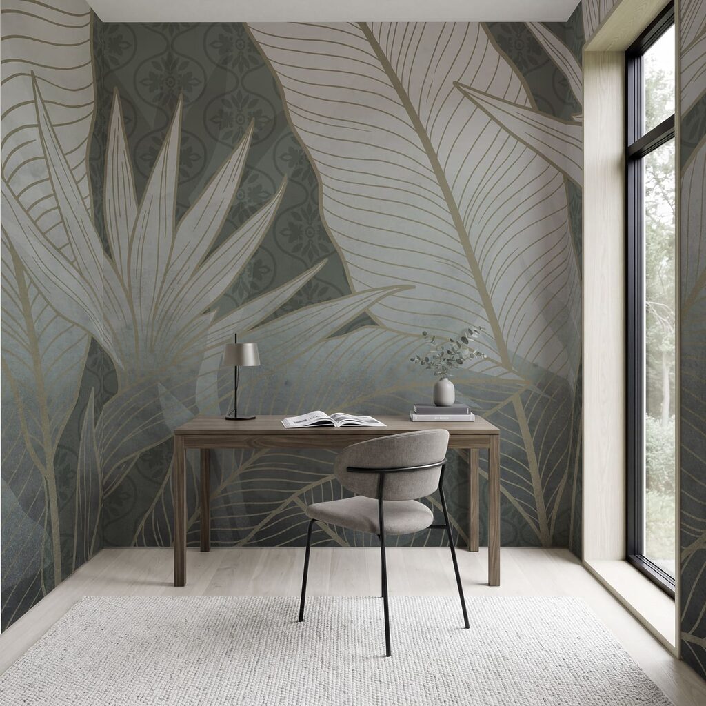 Un design botanic elegant, în nuanțe delicate Un design botanic elegant, în nuanțe delicate